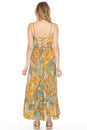 Load image into Gallery viewer, Patchwork Corset Back Maxi Dress