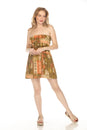 Load image into Gallery viewer, Patchwork Convertible Mini Dress-Skirt