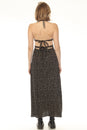 Load image into Gallery viewer, Leaf Print Tie Back Maki Dress