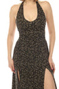 Load image into Gallery viewer, Leaf Print Tie Back Maki Dress