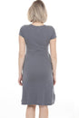 Load image into Gallery viewer, Mushroom Henley Jersey Dress