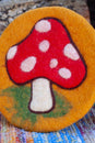 Load image into Gallery viewer, Pop Art Round Wool Trivets