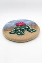 Load image into Gallery viewer, Cactus Flower Felt Trivet