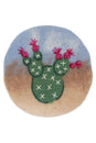 Load image into Gallery viewer, Cactus Flower Felt Trivet