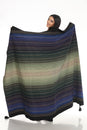 Load image into Gallery viewer, Moss Stripe Cotton Blanket