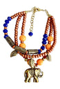 Load image into Gallery viewer, Vibrant Elephant Beaded Bracelet