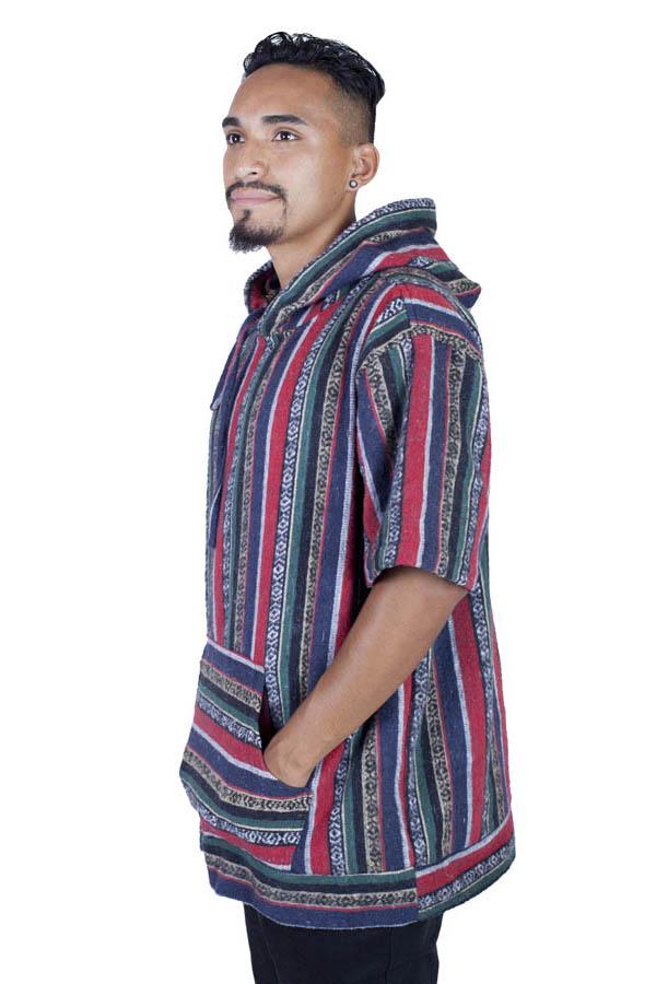 Short-Sleeved Hitchhiker Boho Hoodie
