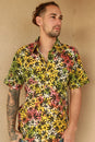 Load image into Gallery viewer, Hippie Canna-Leaf Short-Sleeve Button-Down