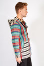 Load image into Gallery viewer, Stonewash Rustic Stripe Button Front Hoodie