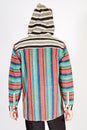 Load image into Gallery viewer, Stonewash Rustic Stripe Button Front Hoodie