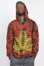 Load image into Gallery viewer, Leaf Pullover Tie-dye Hoodie