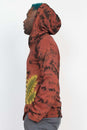 Load image into Gallery viewer, Leaf Pullover Tie-dye Hoodie