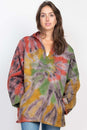 Load image into Gallery viewer, Rasta Tie-Dye Baja Hoodie