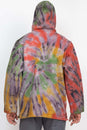 Load image into Gallery viewer, Rasta Tie-Dye Baja Hoodie