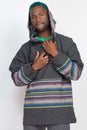 Load image into Gallery viewer, Woven Border Hoodie