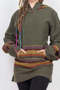 Load image into Gallery viewer, Woven Border Hoodie