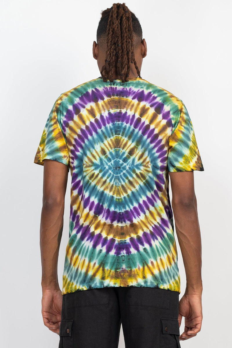 Unisex Diamond Tie-dye T-Shirt