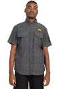 Load image into Gallery viewer, Lion Of Judah Hemp Cotton  Button Down Shirt