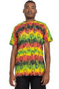 Load image into Gallery viewer, Rasta Tie-Dye Printed T-Shirt