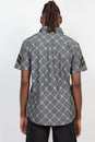 Load image into Gallery viewer, JahRoot Chain Link Fence Button Up Shirt