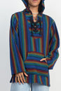 Load image into Gallery viewer, Rainbow Surf Baja Hoodie