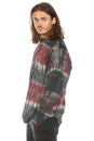 Load image into Gallery viewer, Tie-dye Homespun Longsleeve Henley Shirt