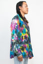 Load image into Gallery viewer, Tie-dye Homespun Longsleeve Henley Shirt