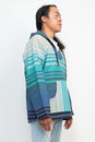 Load image into Gallery viewer, Ombre Striped Unisex Baja Hoodie