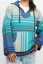 Load image into Gallery viewer, Ombre Striped Unisex Baja Hoodie