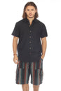 Load image into Gallery viewer, Cotton Slub Button Down Mens Short Sleeve Shirt