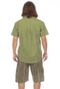 Load image into Gallery viewer, Cotton Slub Button Down Mens Short Sleeve Shirt