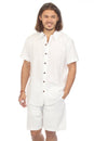 Load image into Gallery viewer, Cotton Slub Button Down Mens Short Sleeve Shirt