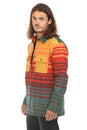 Load image into Gallery viewer, Ombre Striped Zipper Shirt Jacket