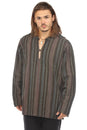 Load image into Gallery viewer, Multicolor Striped Mens Long Sleeve Kurta