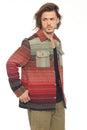 Load image into Gallery viewer, Moss Stripe Button Shirt Jacket