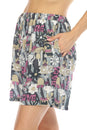 Load image into Gallery viewer, Mushroom Love Print Beach Shorts