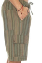 Load image into Gallery viewer, Stripe Cotton Cargo pocket Shorts