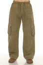 Load image into Gallery viewer, Stonewash Patch Cargo Pants