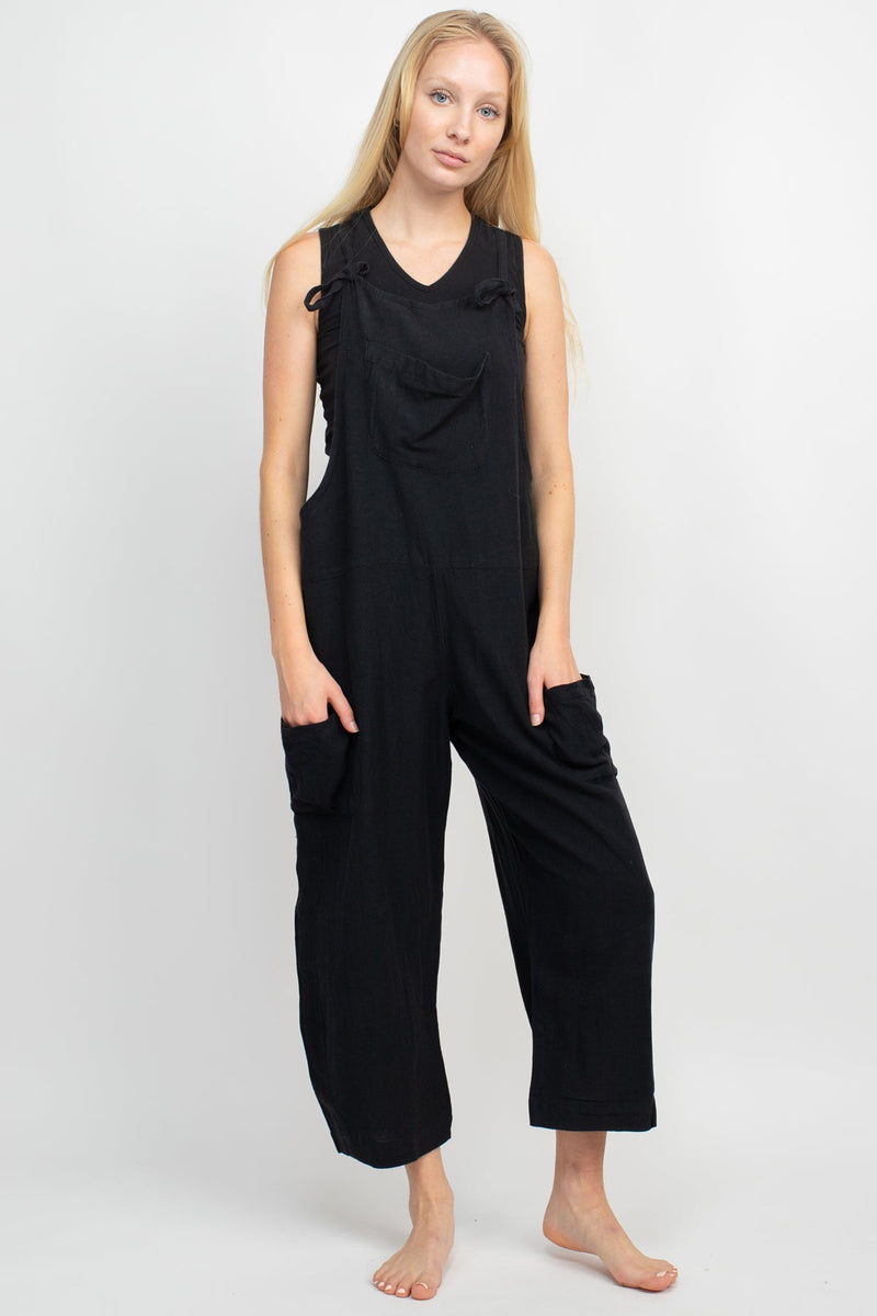 Easy Slouchy Hemp Overalls