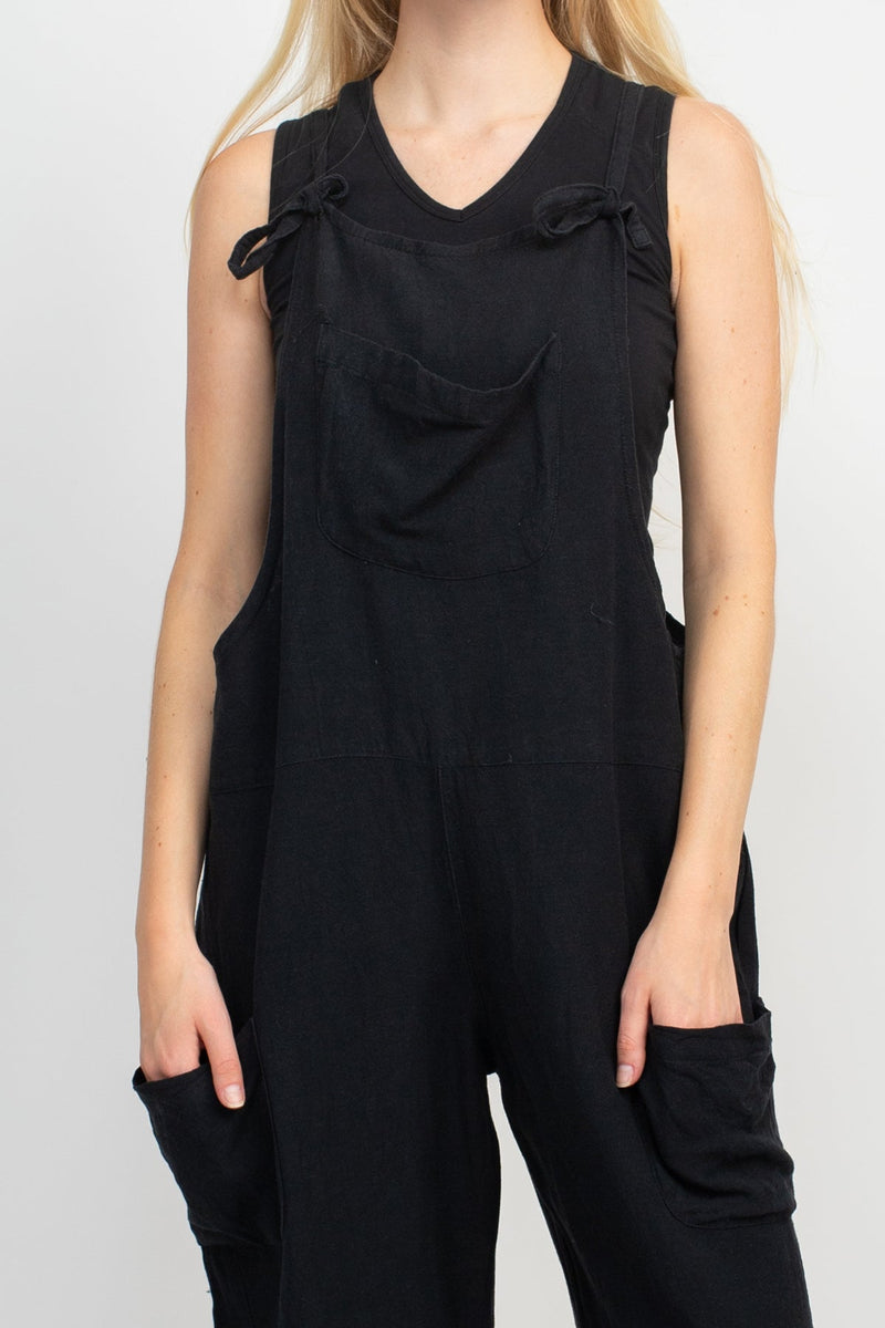 Easy Slouchy Hemp Overalls