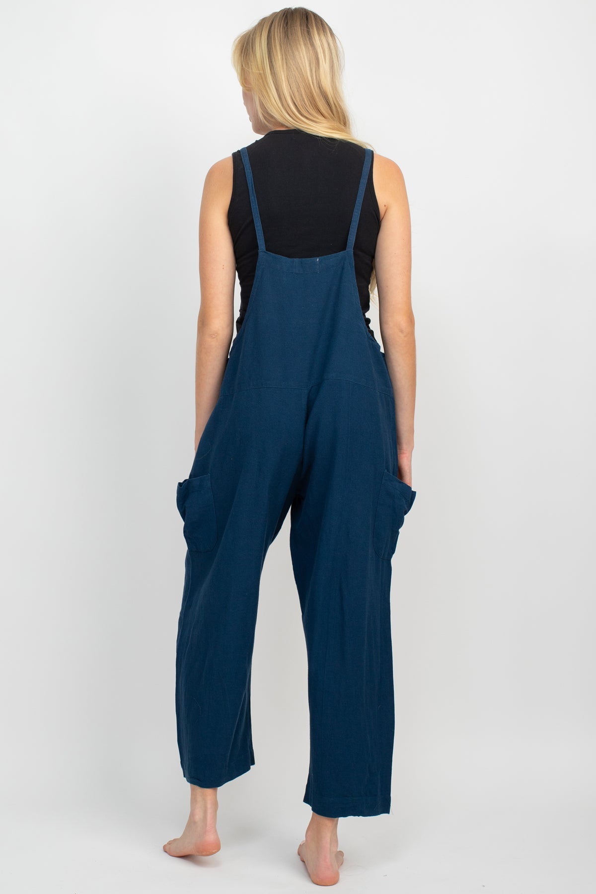 Easy Slouchy Hemp Overalls
