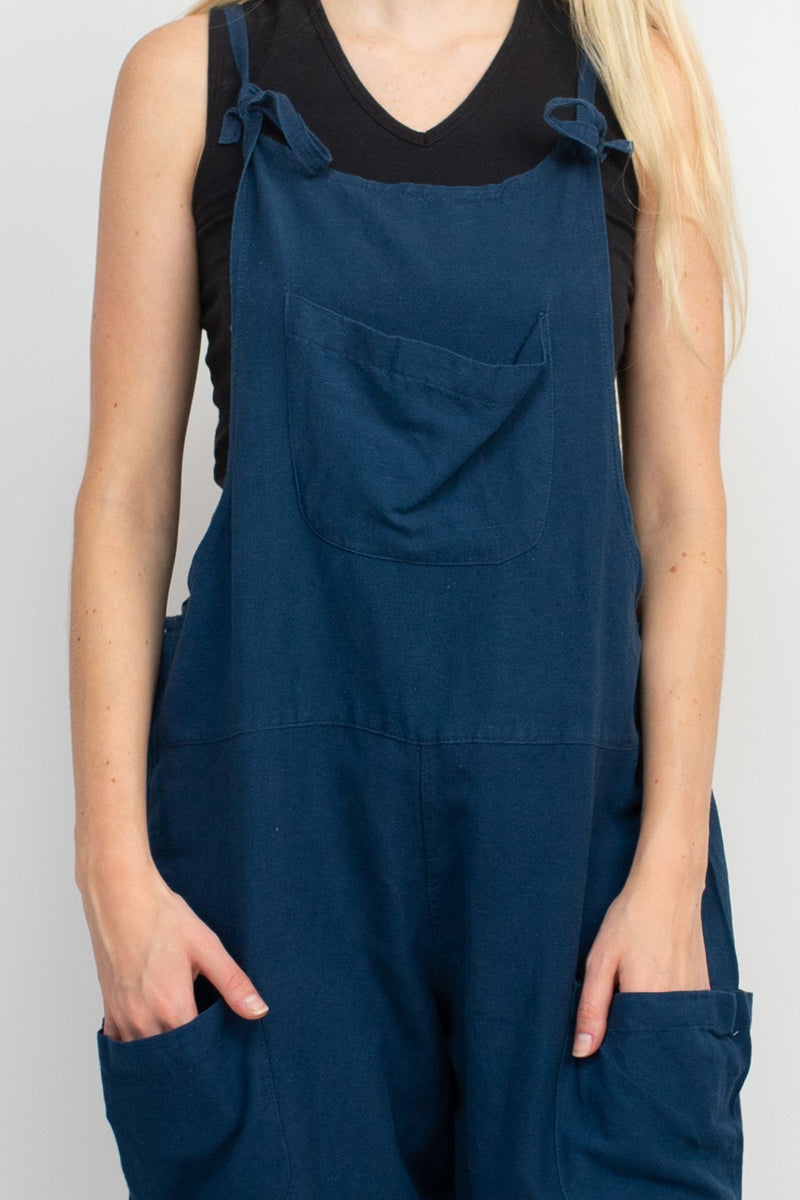 Easy Slouchy Hemp Overalls