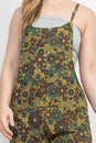 Load image into Gallery viewer, Flower Power Oversized Overalls