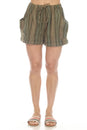 Load image into Gallery viewer, Stripe Tacked Cuffs Shorts