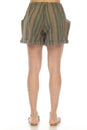 Load image into Gallery viewer, Stripe Tacked Cuffs Shorts