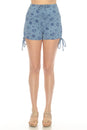 Load image into Gallery viewer, Peace Sign Organic Cotton Draw String Shorts