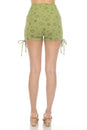 Load image into Gallery viewer, Peace Sign Organic Cotton Draw String Shorts