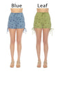 Load image into Gallery viewer, Peace Sign Organic Cotton Draw String Shorts