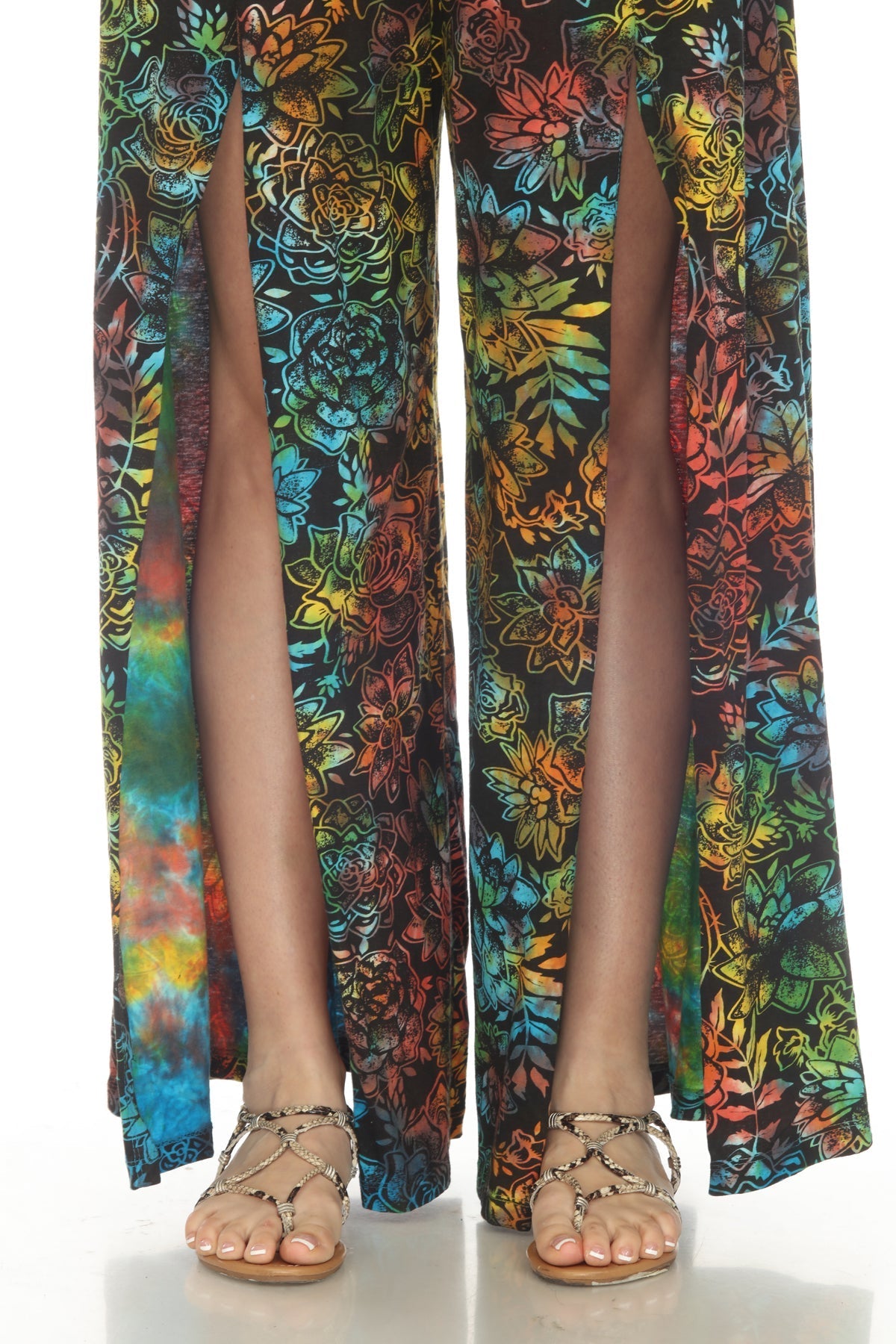 Cactus Garden Slit Pants