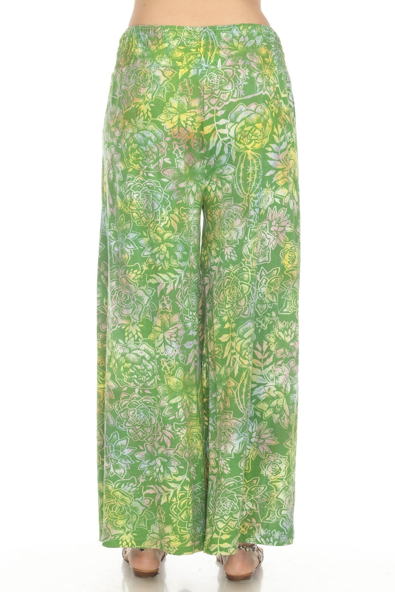 Cactus Garden Slit Pants